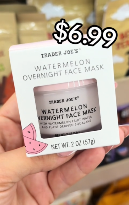 trader joe's watermelon overnight face mask